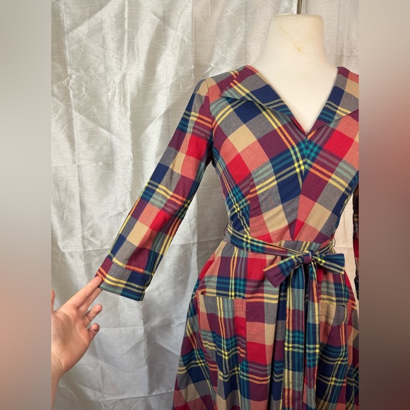 Modcloth Count The Ways A-line Plaid Dress - Picture 6 of 16